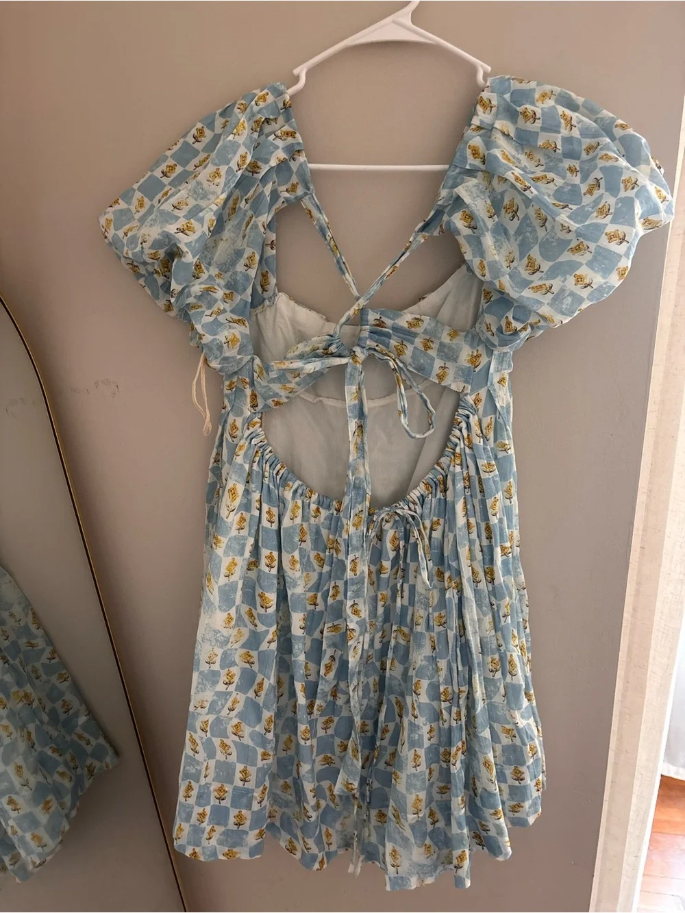 Free people | cotton, floral puff sleeve sundress